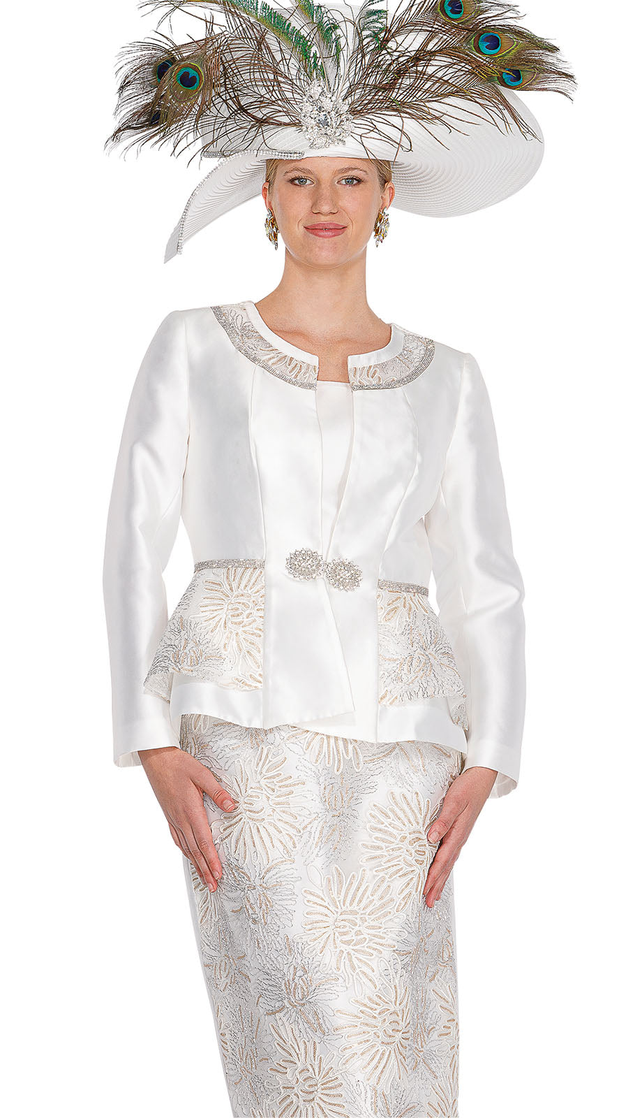 Elite Champagne 6266 Church Suit