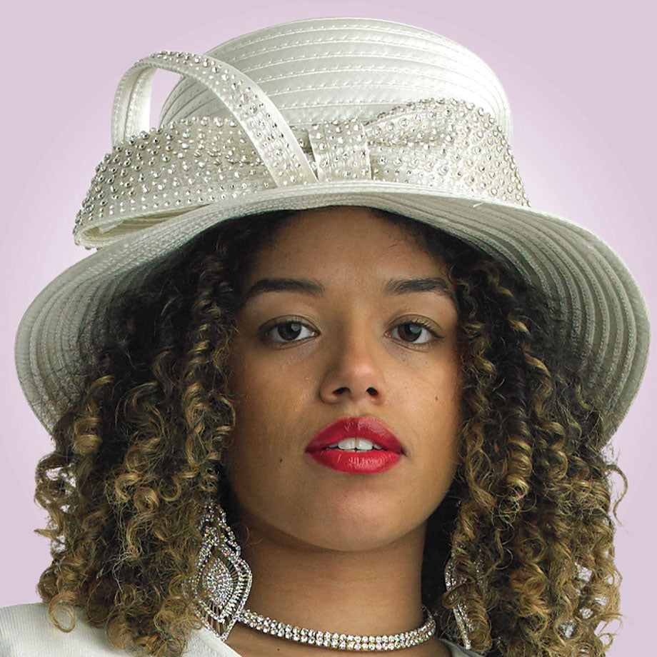 Lily and Taylor H117-IVO Church Hat