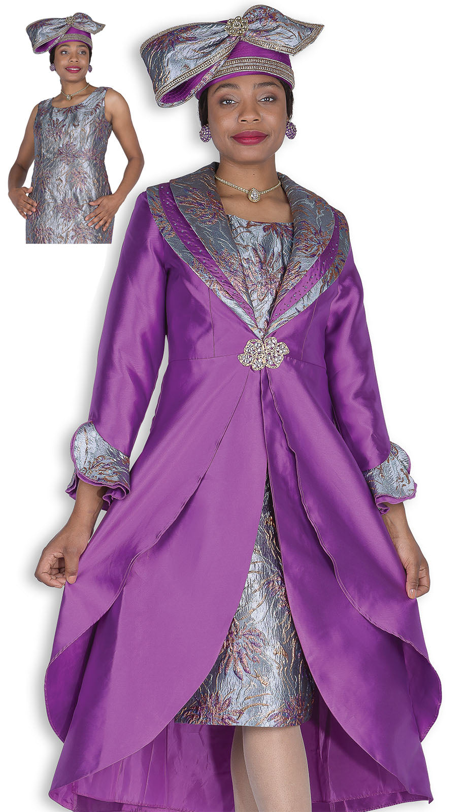 Elite Champagne 6160-PWG-H Church Hat