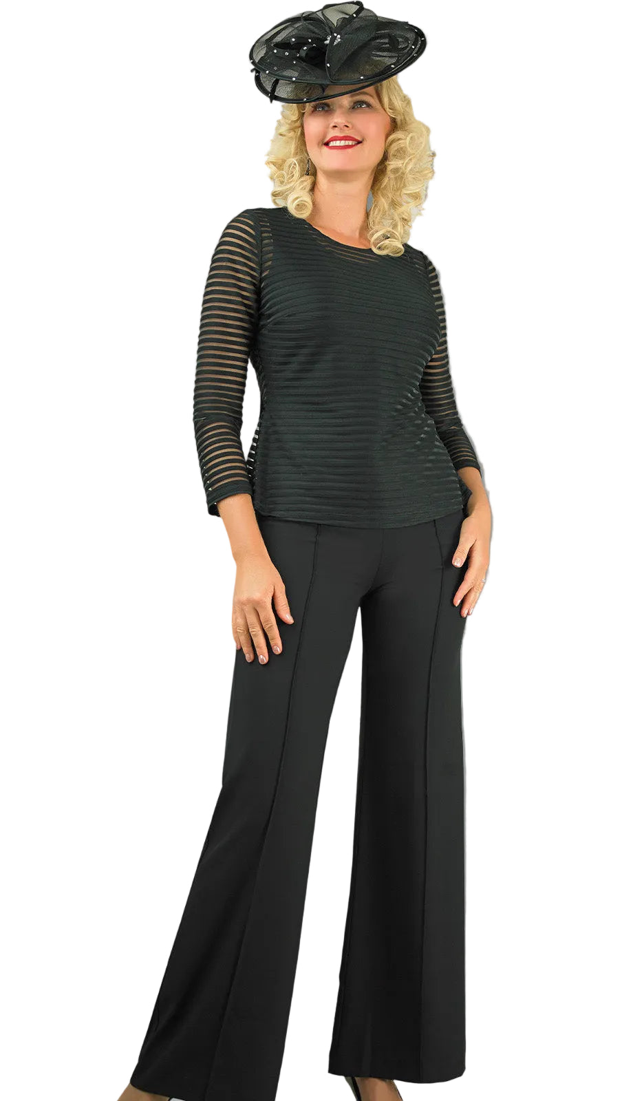 Lily And Taylor 4908-BLK-Hat