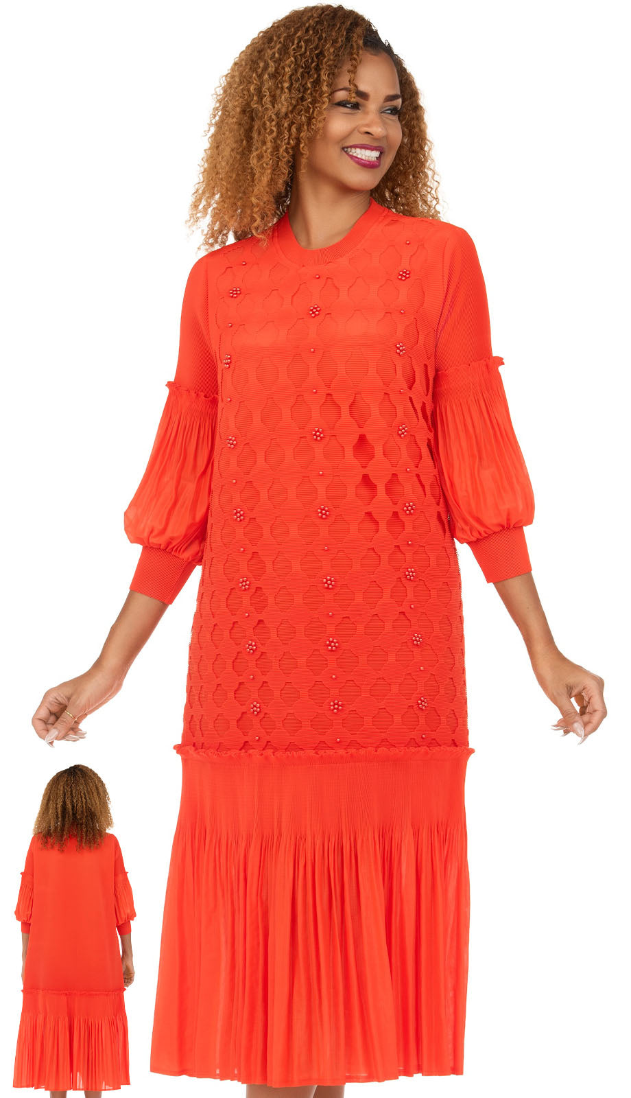 Giovanna D2463-ORG Church Dress