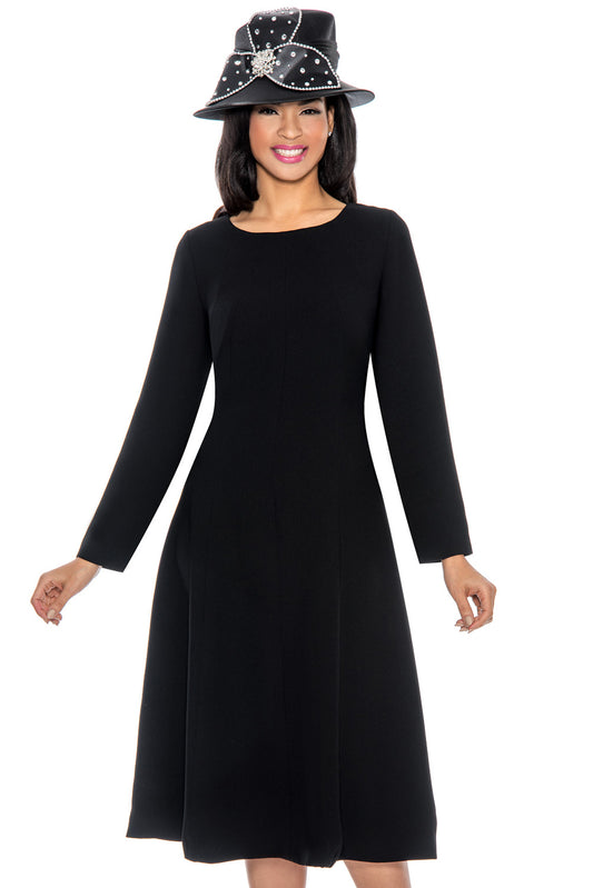 Giovanna D1451-BLK-CO Womens Church Dress