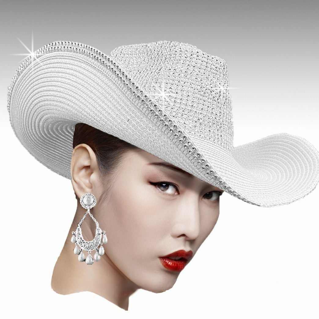 Hat SC1517B-WHT-CO Church Hat