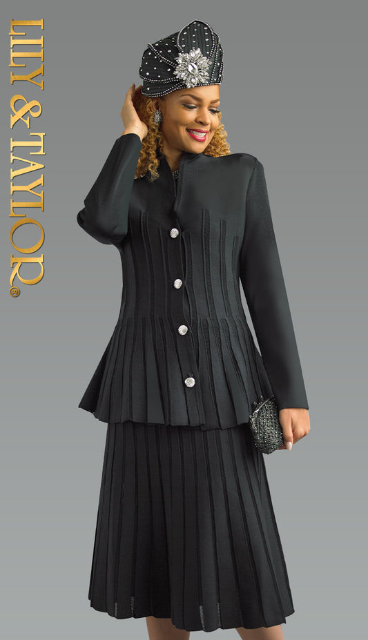 Lily and Taylor 892-BLK Church Dress