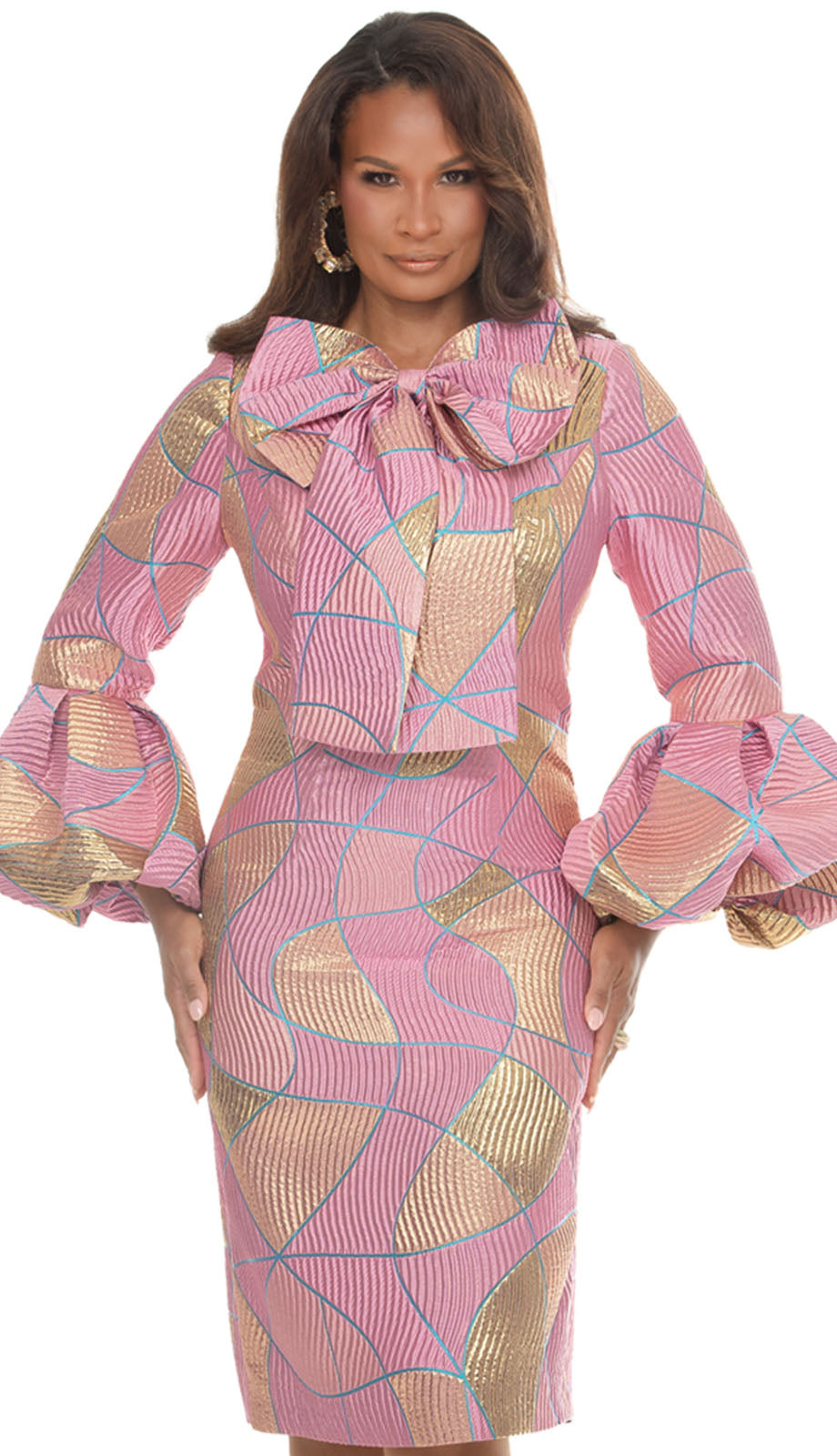 Lisa Rene 3399-PWC-QS Church Suit