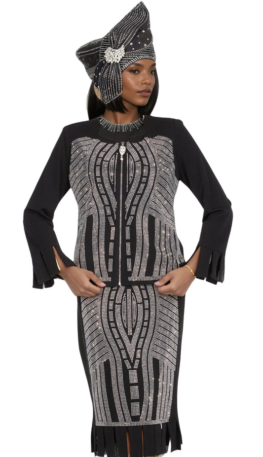 Elite Champagne Knit 5982-QS Church Suit