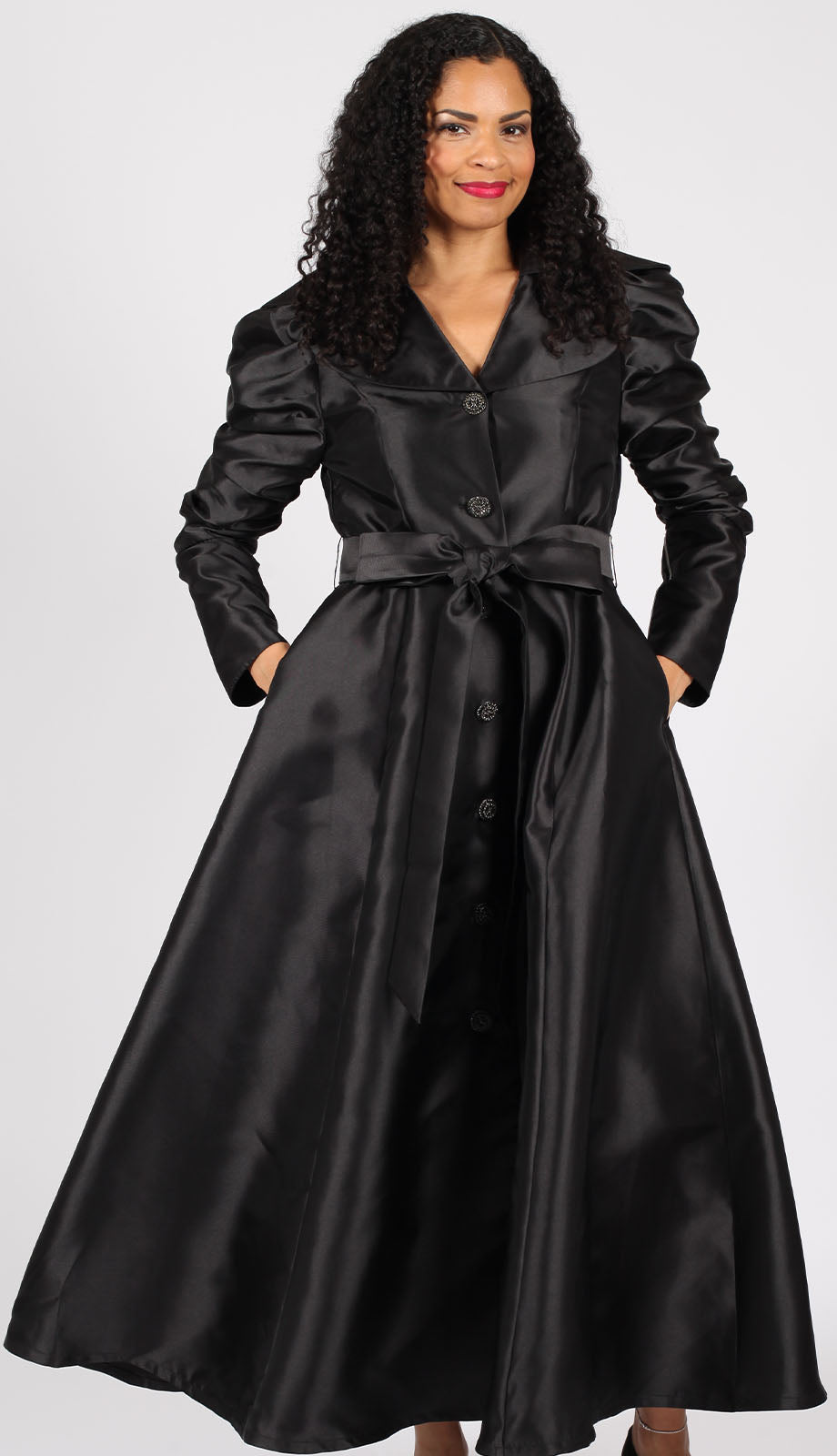 Diana Couture 8743-BLK-CO Church Dress