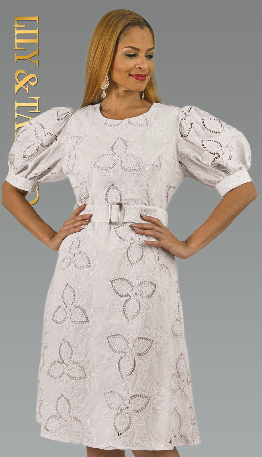 Lily And Taylor 4992-WHT HAT H130