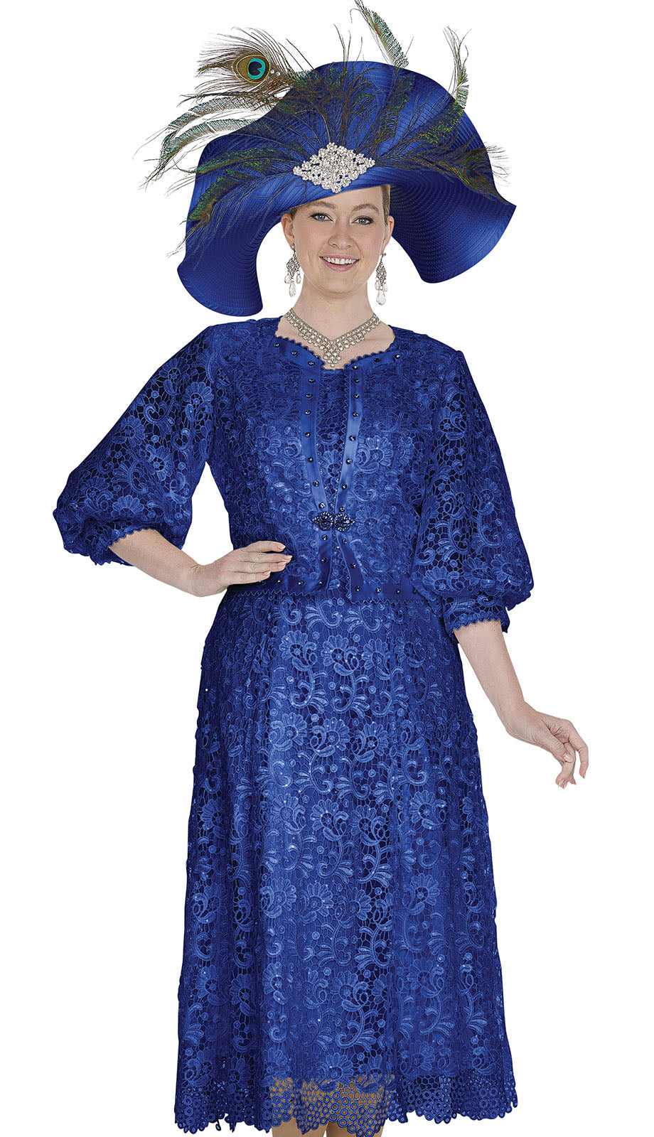 Champagne Italy 6207-H Church Hat