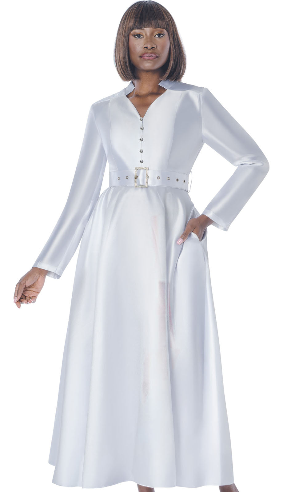 Terramina 7372-WHT Church Dress