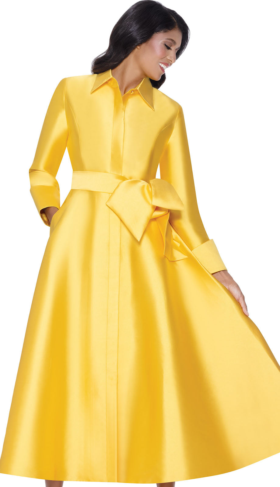 Nubiano 100311-YLW Church Dress