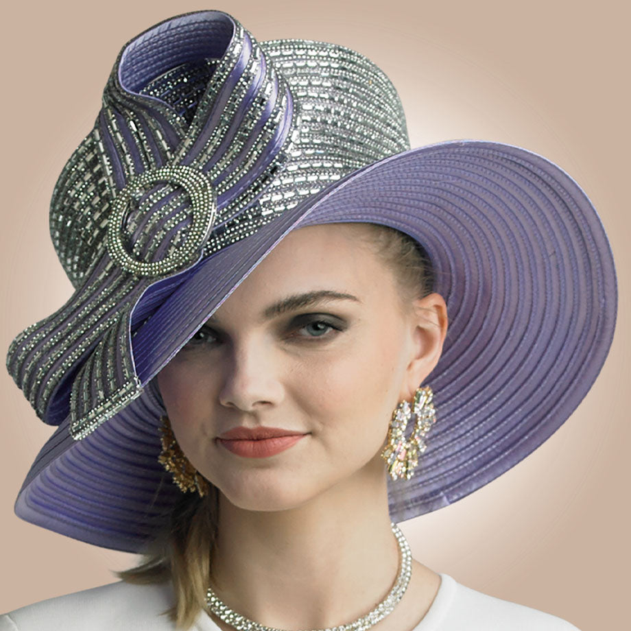 Lily and Taylor H119-LAV Church Hat
