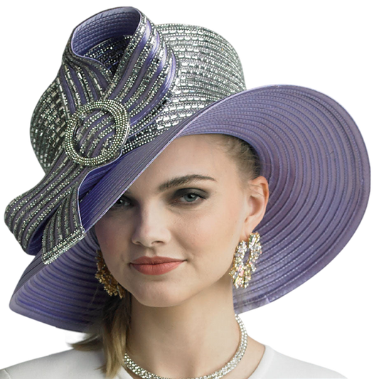 Lily and Taylor H119-LAV Church Hat