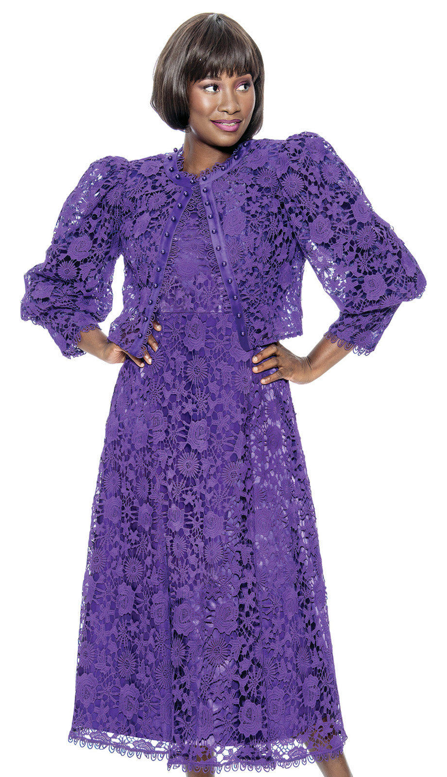 Terramina 7051-PUR Church Dress Purple / 12