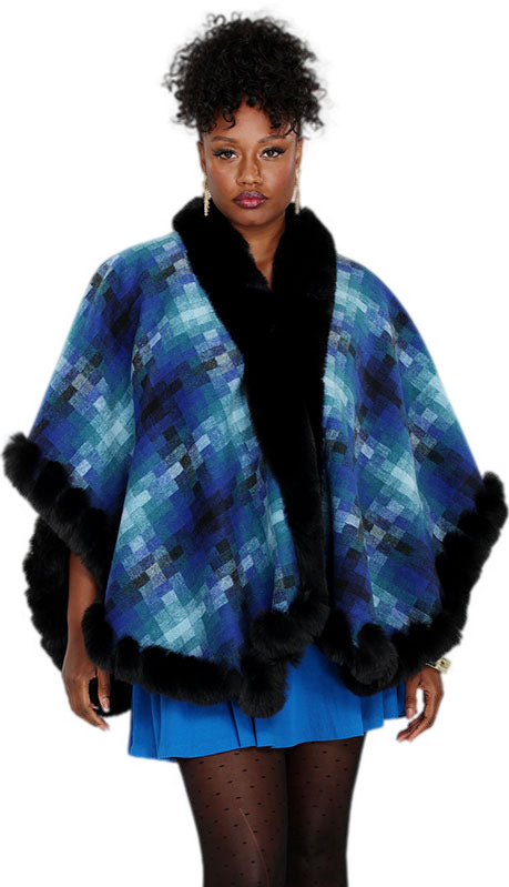 Luxe Moda LM232-BLU Cape