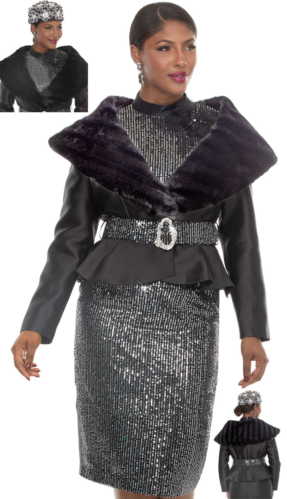 Donna Vinci 12285-QS Church Suit