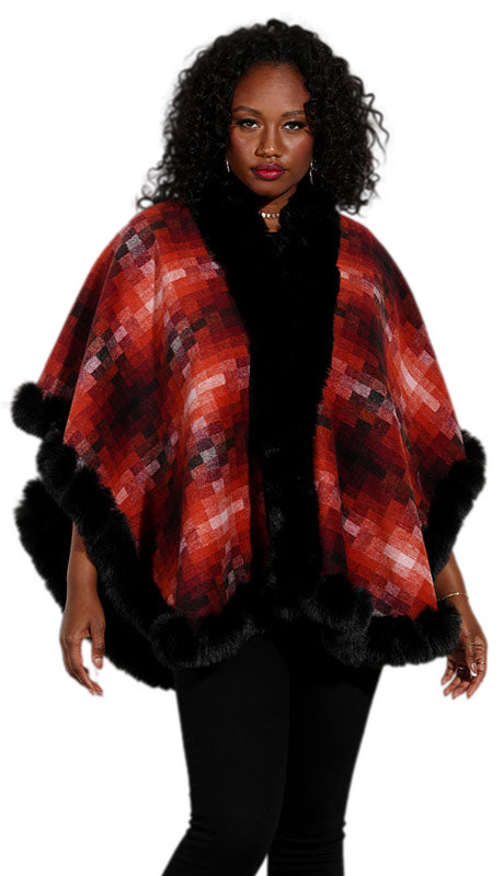 Luxe Moda LM232-RED Cape