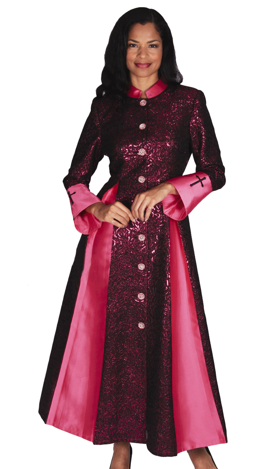 Diana Couture 8599-FSH-CO Womens Sunday Robe