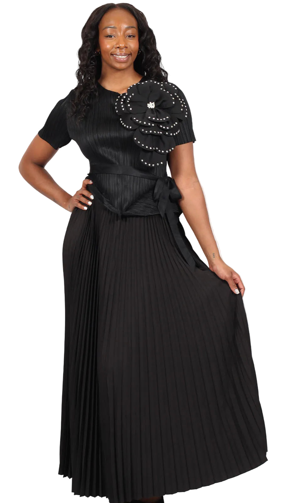 Diana Couture 99451-BLK Church Dress
