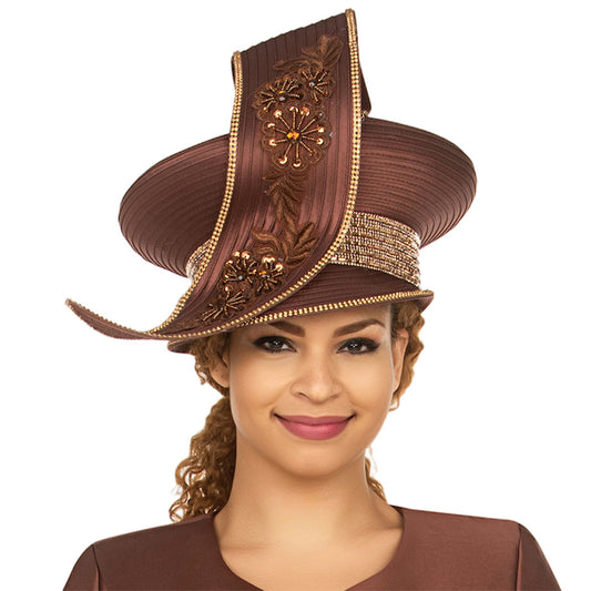 Giovanna HG1304-CHC Church Hat