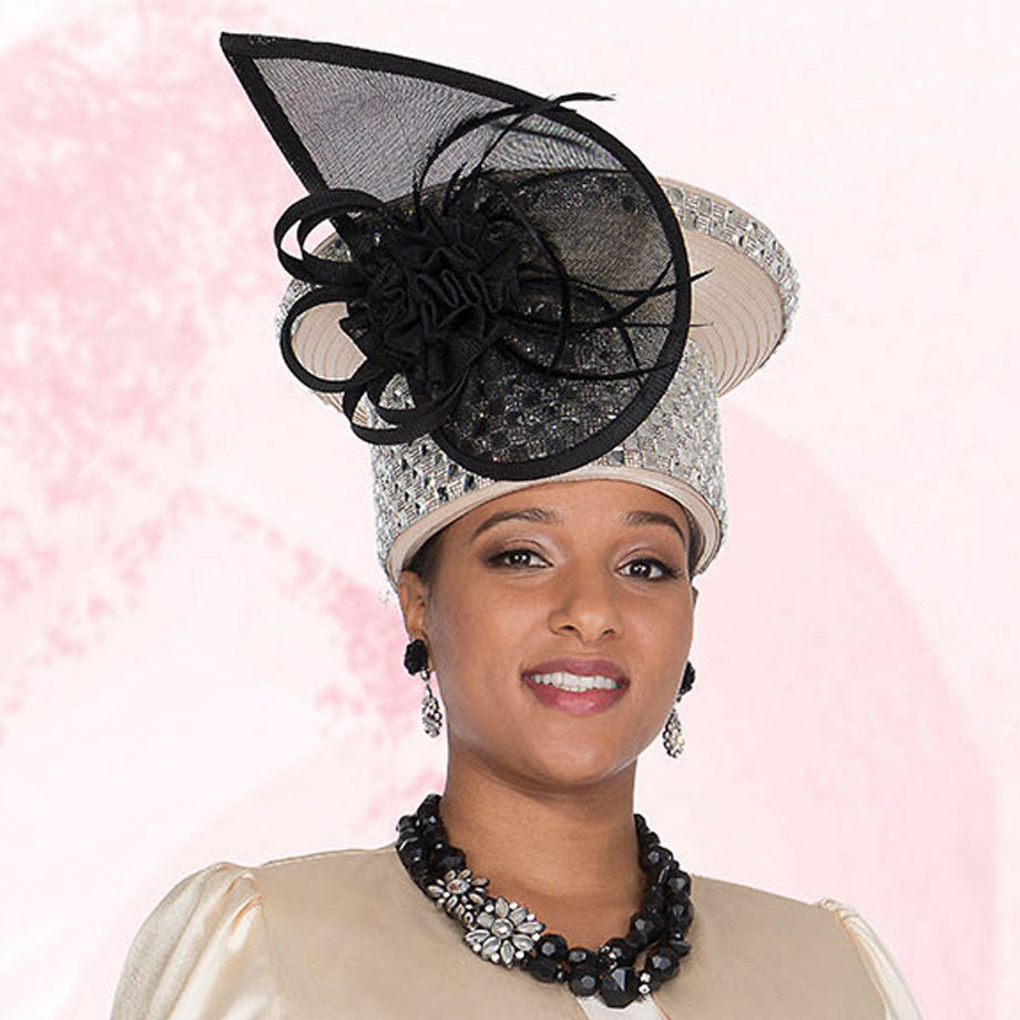 Champagne Italy H6073-YEL-IH Church Hat