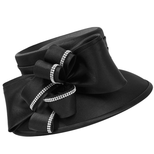 Giovanna HR960-BLK Church Hat