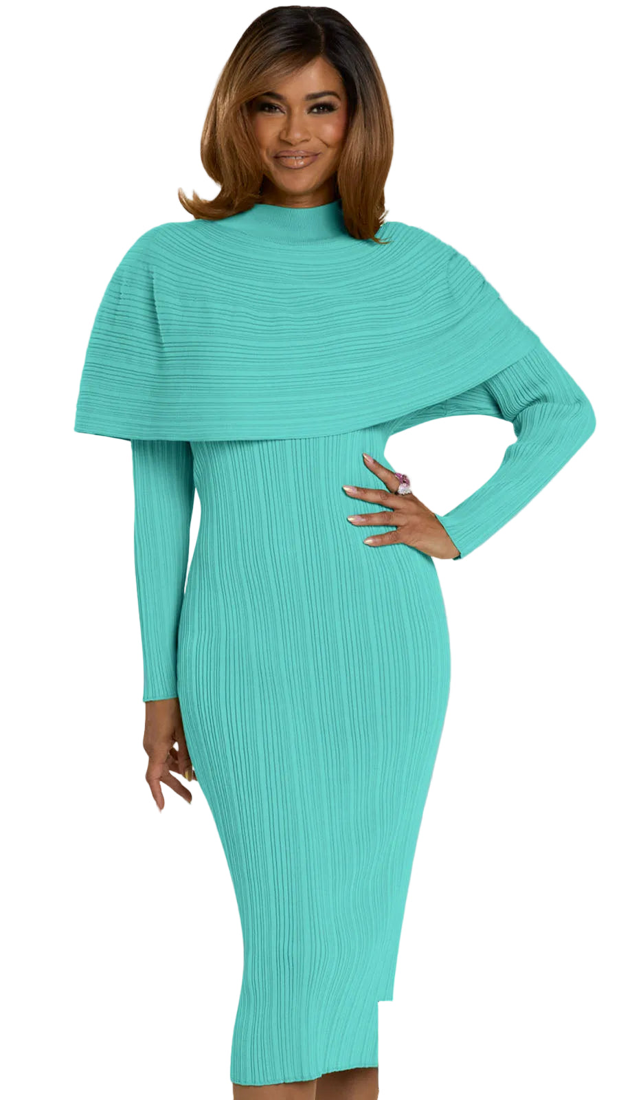Donna Vinci 13444-MNT-QS Church Dress