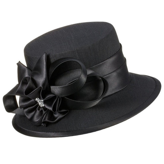 Giovanna HM944-BLK Church Hat