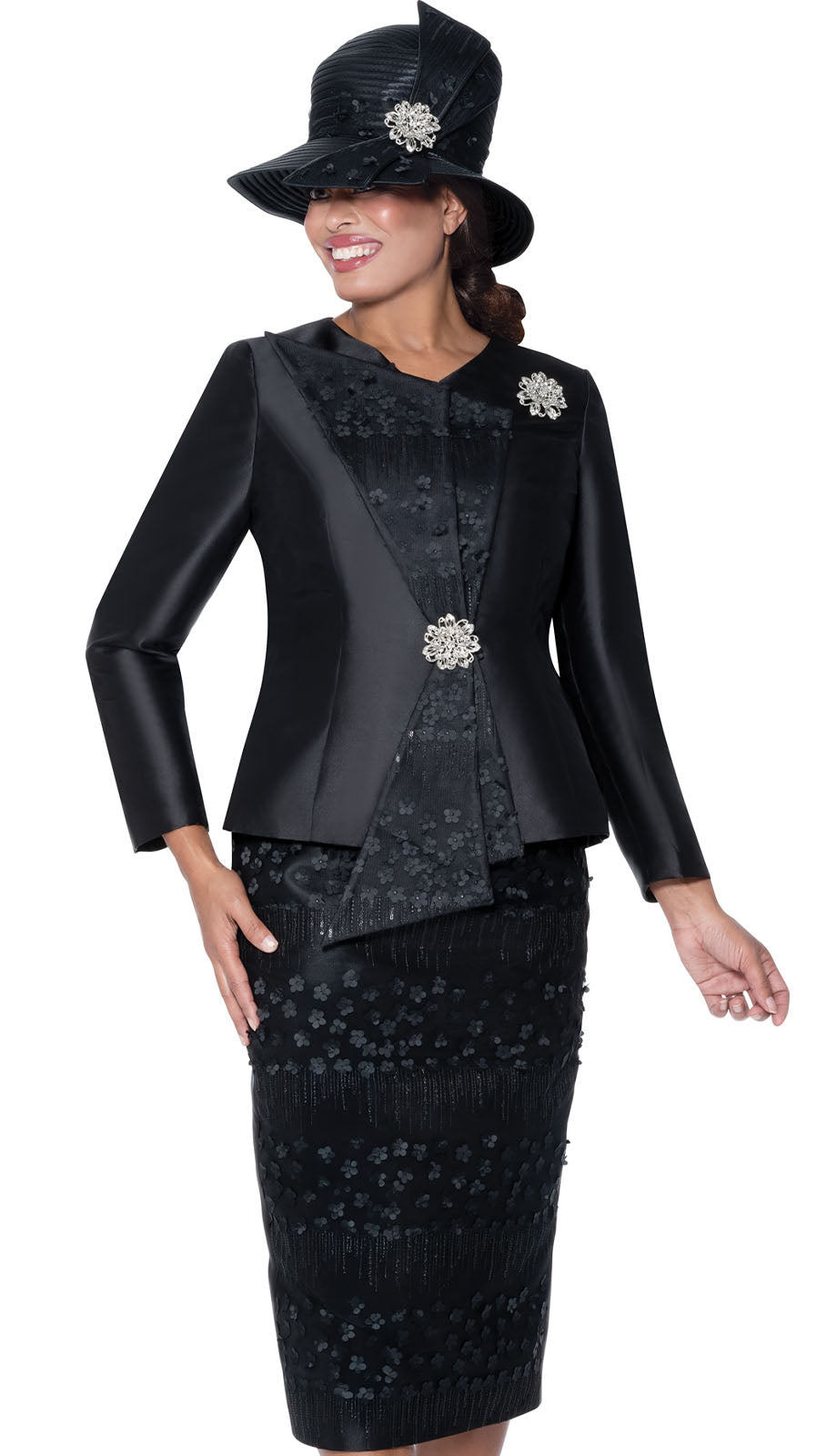 GMI G400952-BLK-QS Church Suit