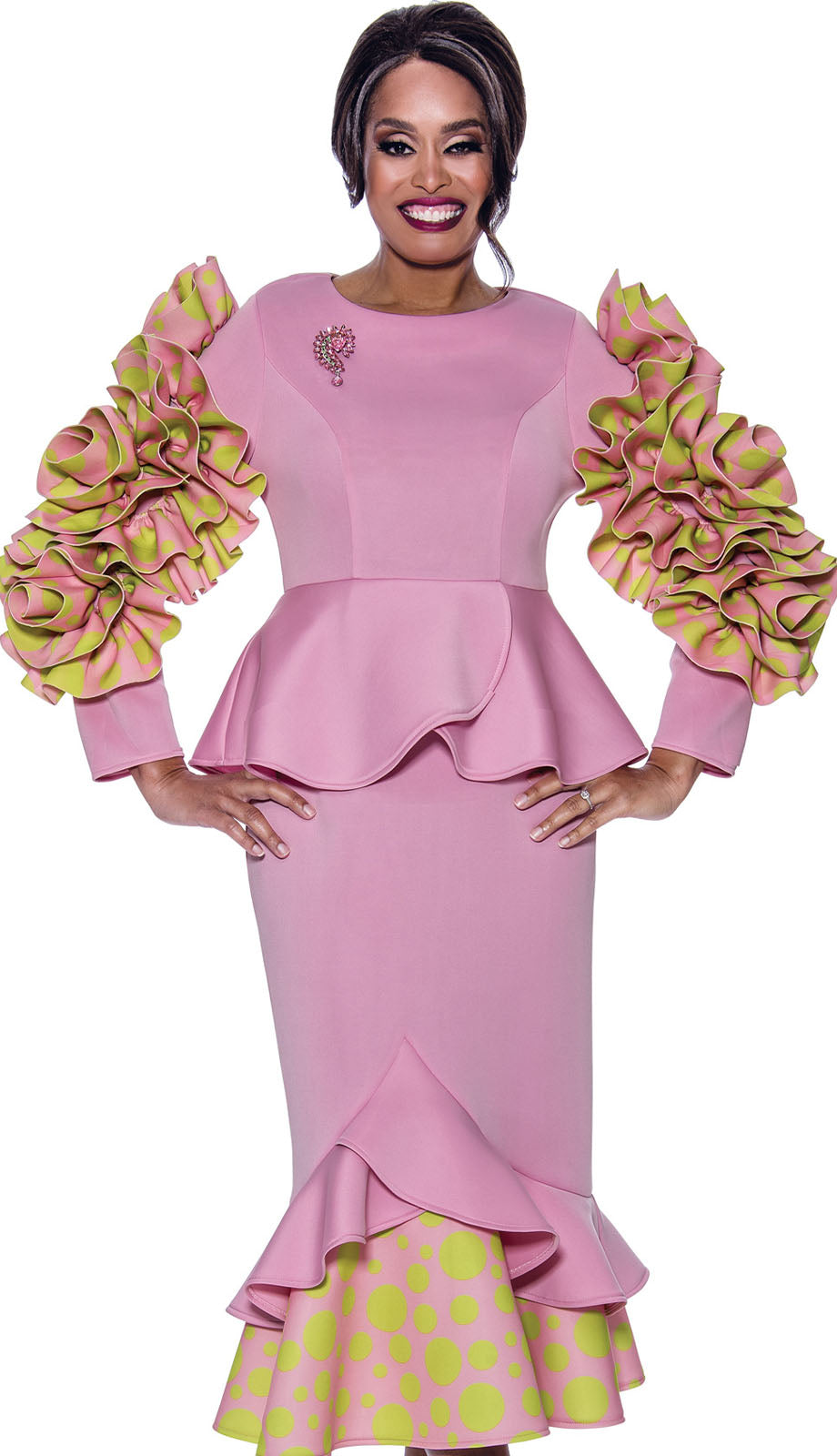 Stellar Looks SL1971-PWL-QS Unisex Church Suit