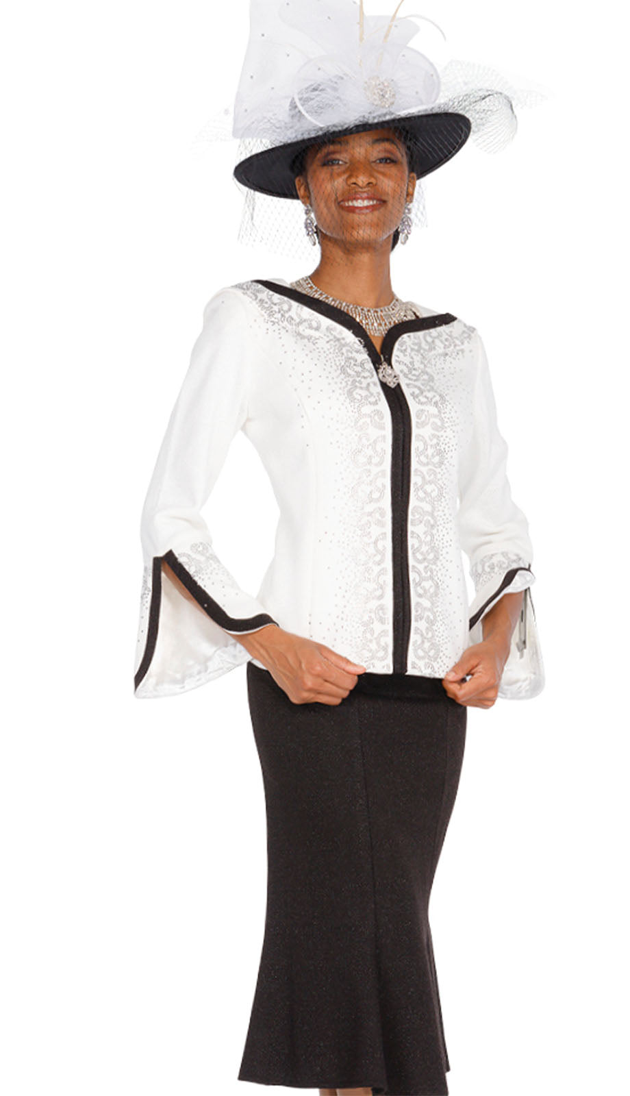 Champagne Italy 5963-WWB-CO Church Suit for Women