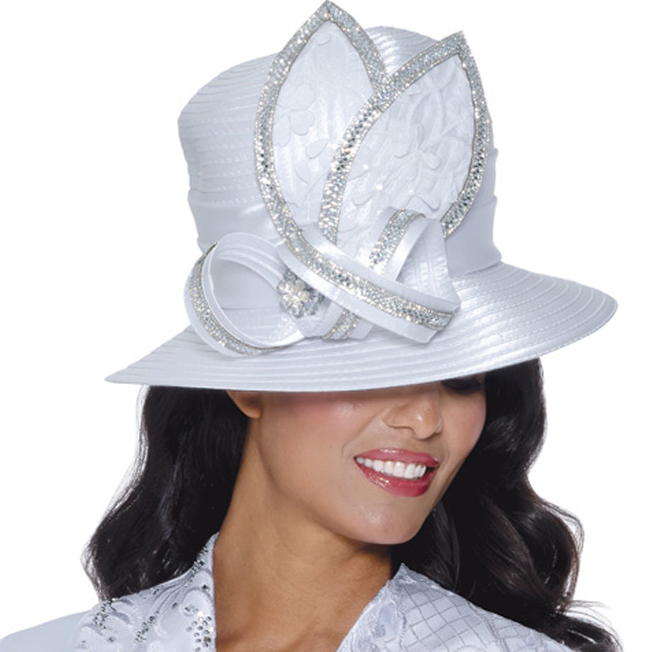 GMI 400932-WHT-H-IH Church Hat