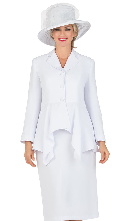 Giovanna 0917-WHT Church Suit