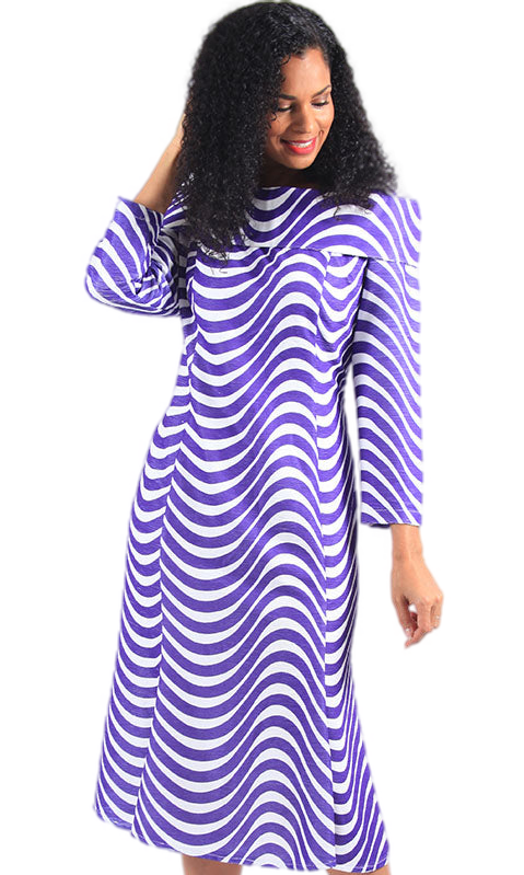 Diana Couture 8617-PUR Church Dress