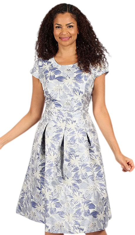 Diana Couture 8751-BLU Church Dress