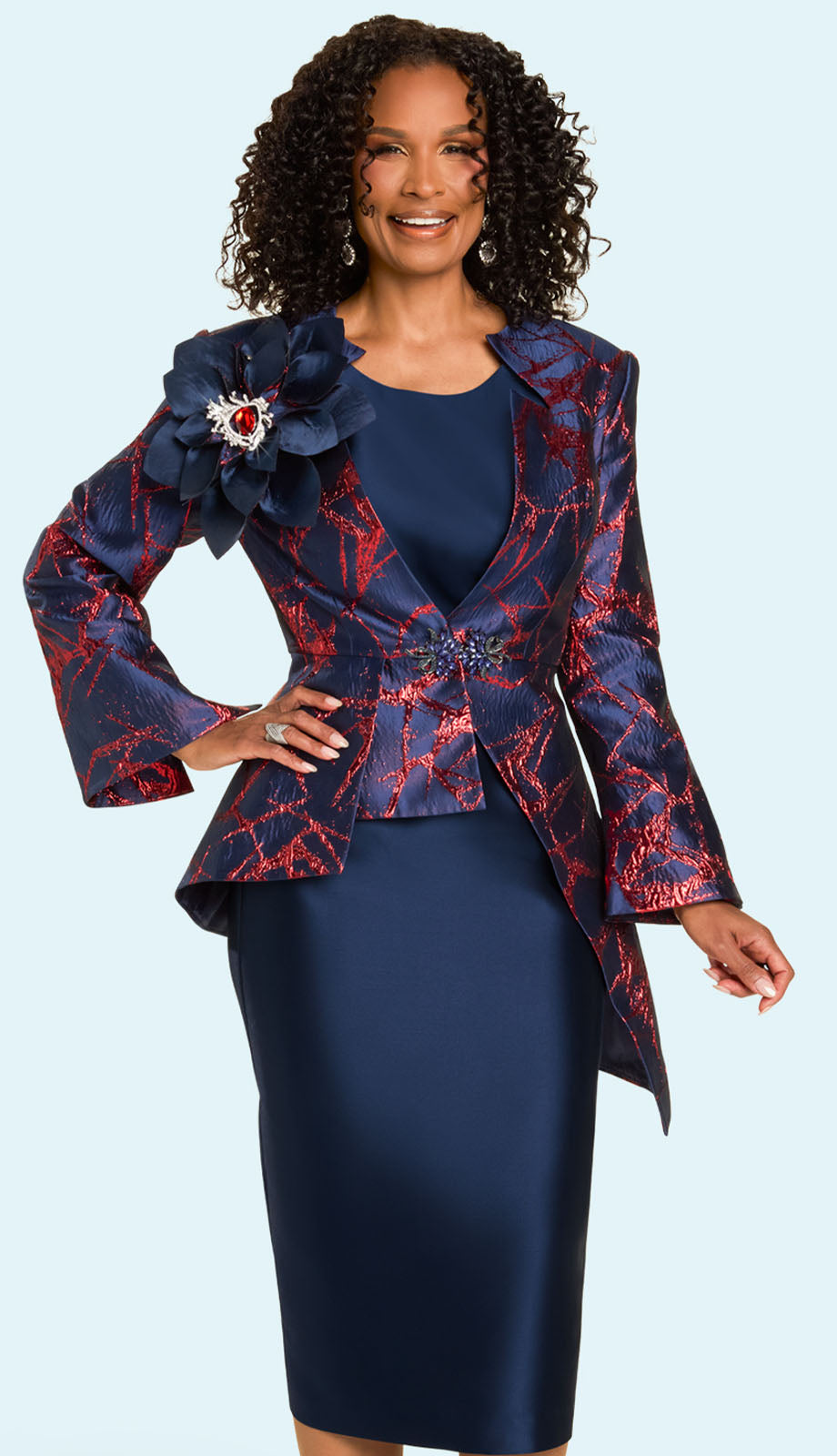 Donna Vinci 12212-QS Church Suit