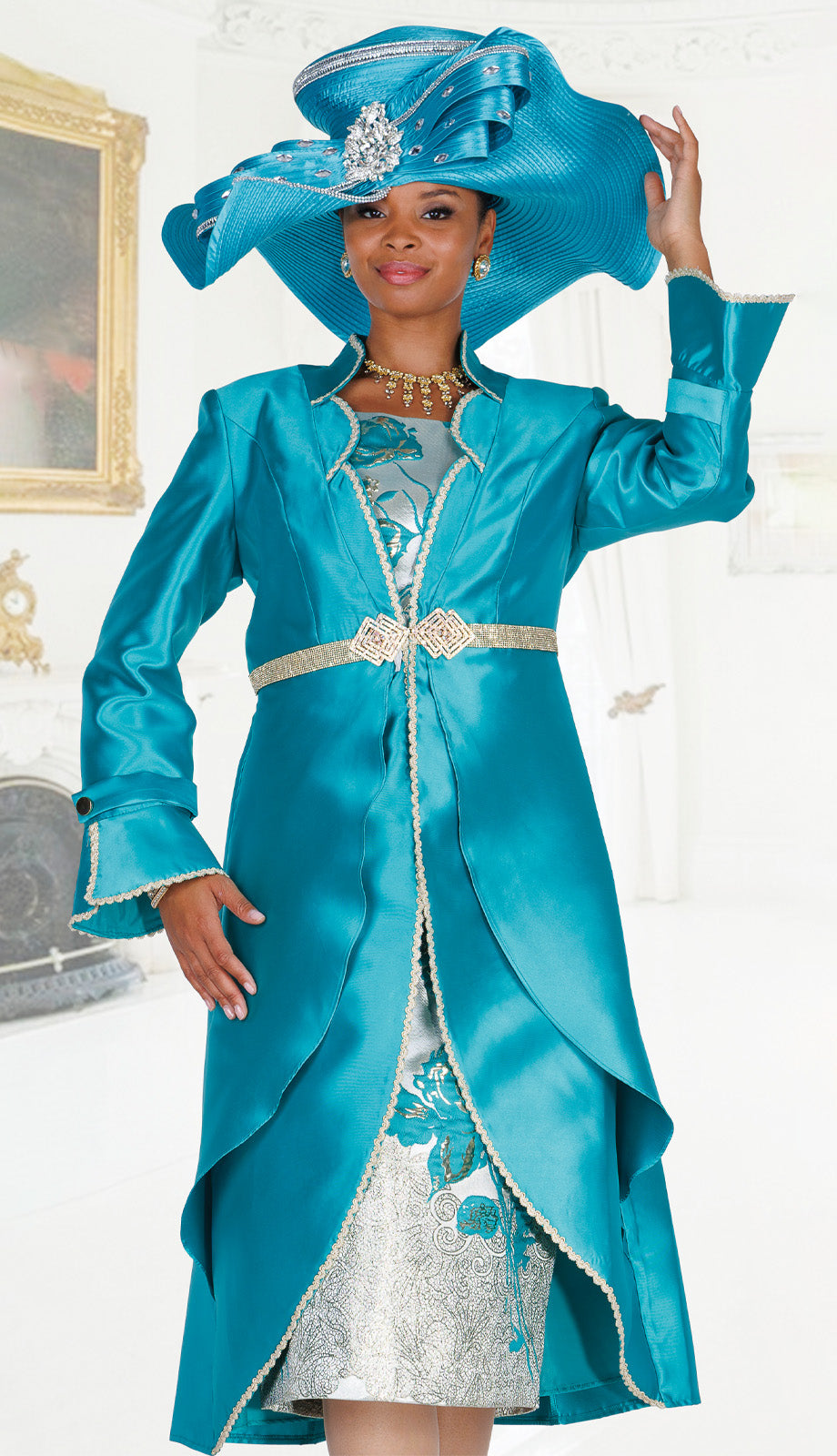 Elite Champagne 6255-TLG Church Suit