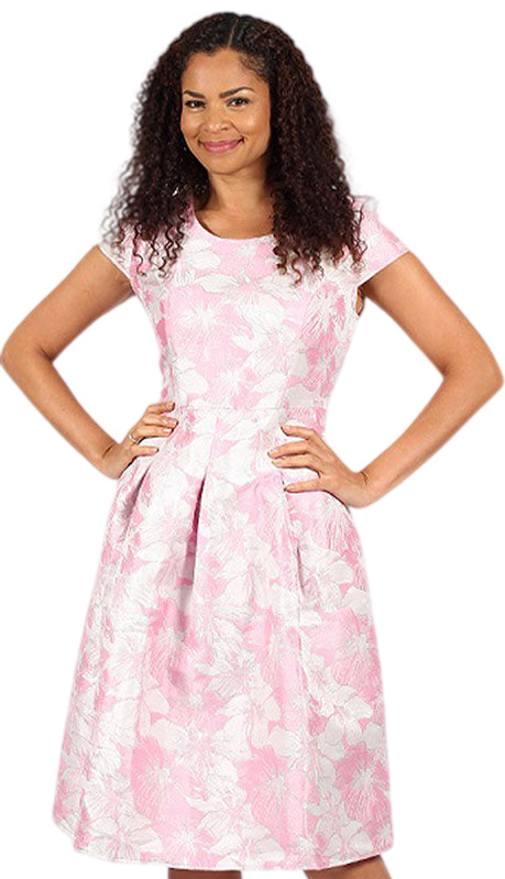 Diana Couture 8751-PNK Church Dress