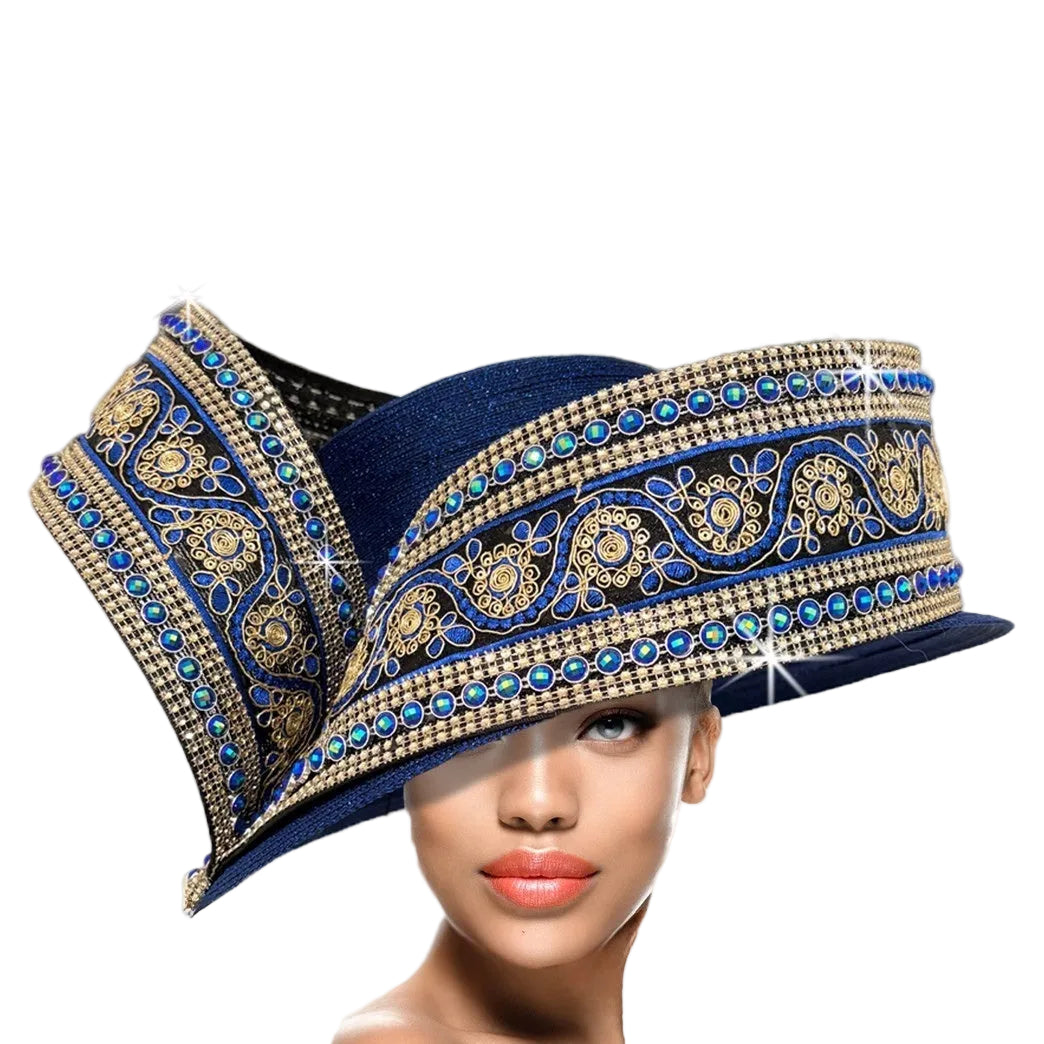 2820 LAYLA-ROYAL ( Sculptural Large Brim )