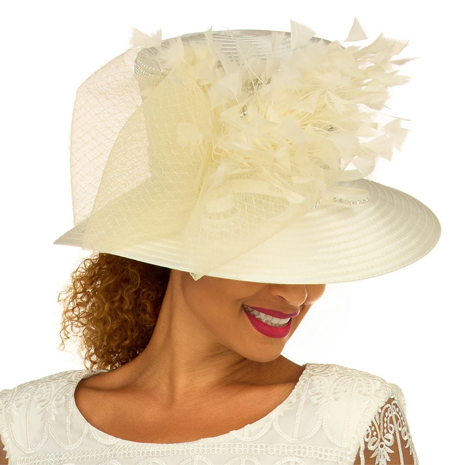 Giovanna HR22155-OFW Church Hat