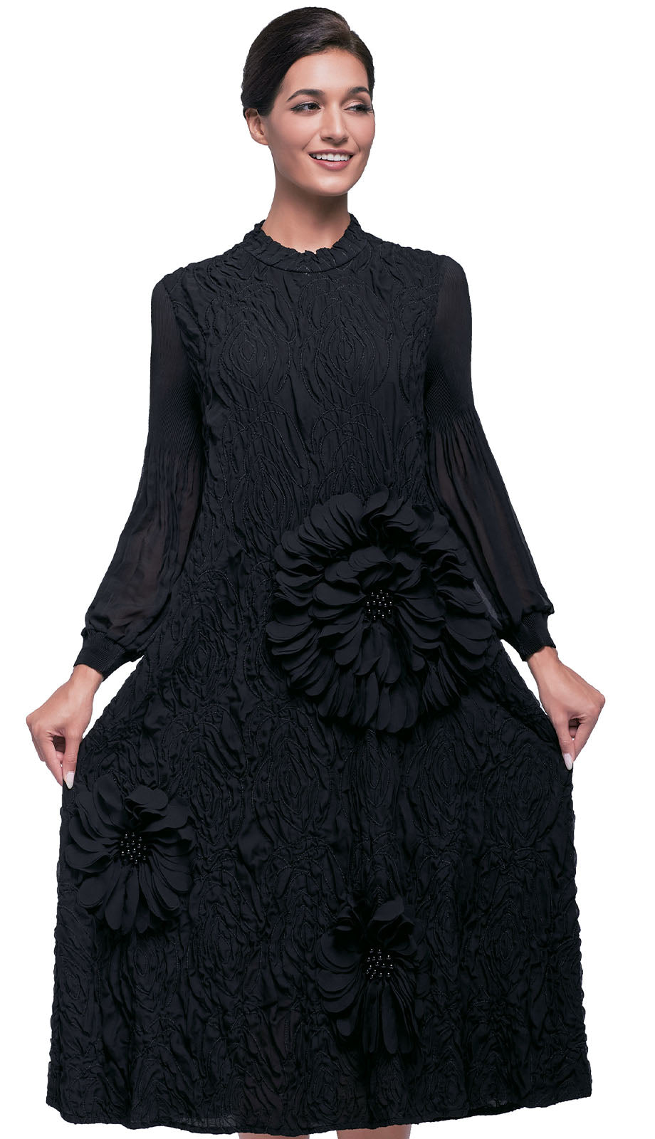 Serafina 6977-BLK-CO Church Dress