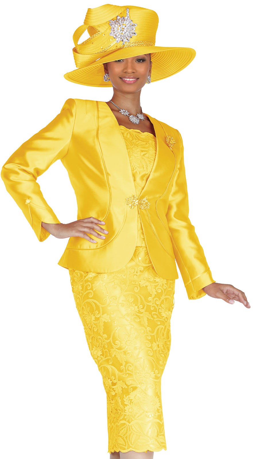 Champagne Italy 6418 Church Suit