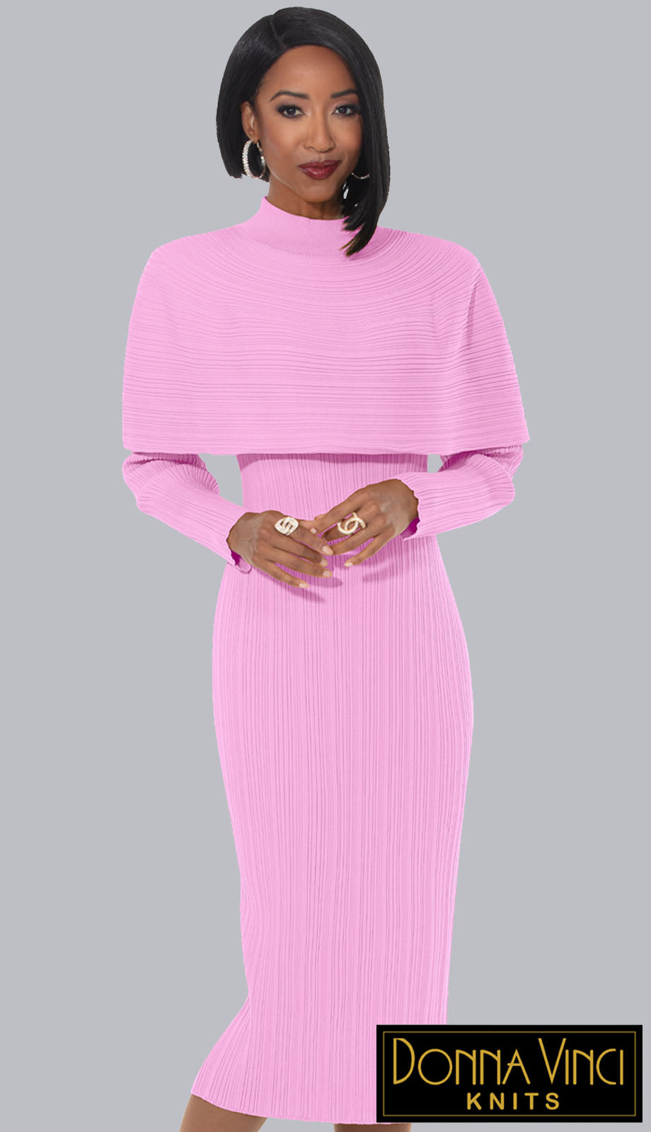 Donna Vinci 13444-PNK Church Dress
