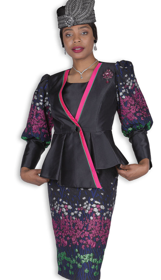 Elite 6353-H Church Suit with Hat