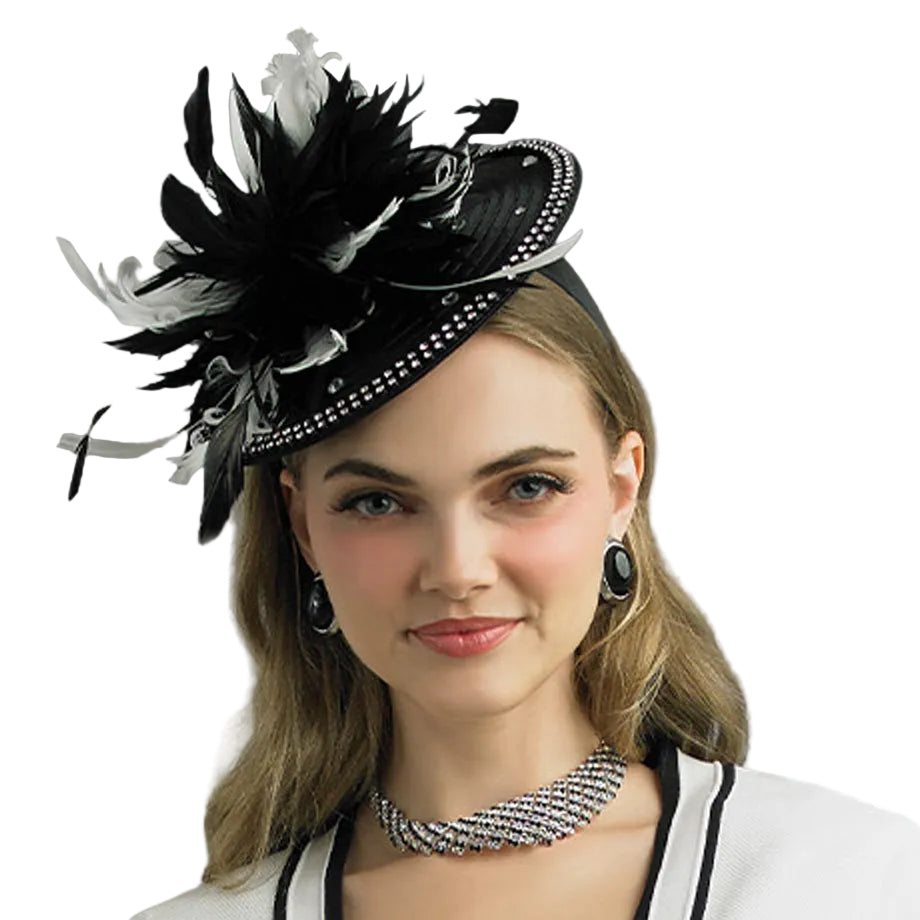 Lily And Taylor H851-BWI Church Hat