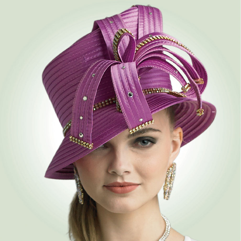 Lily and Taylor H103-ROSE Church Hat