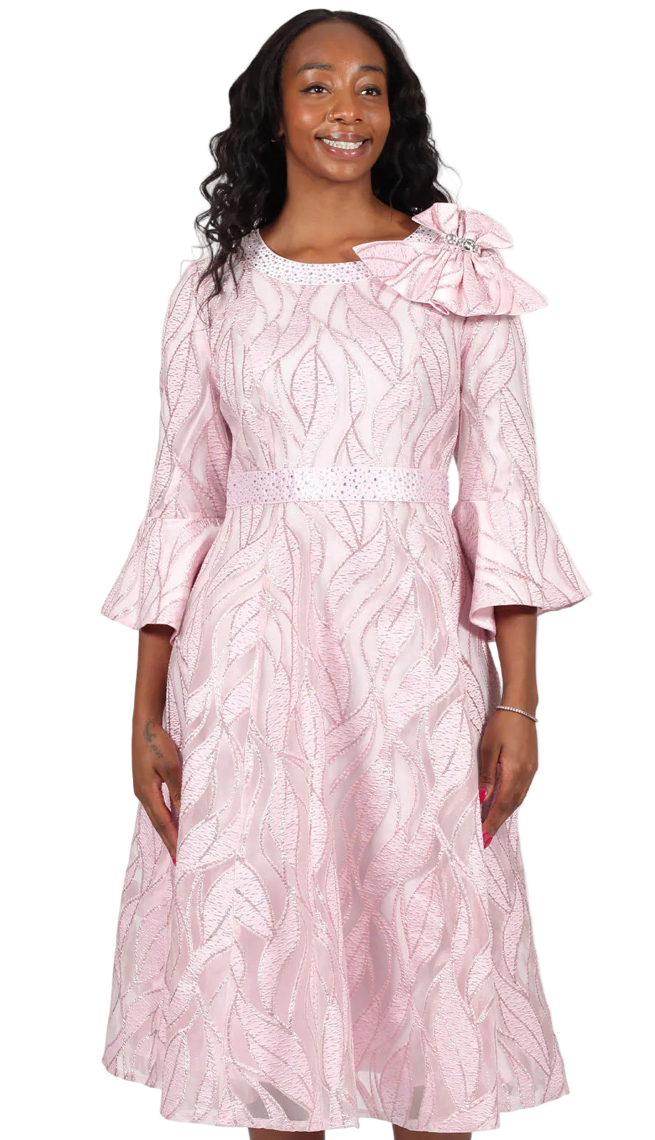 Diana Couture 8984-PNK Church Dress