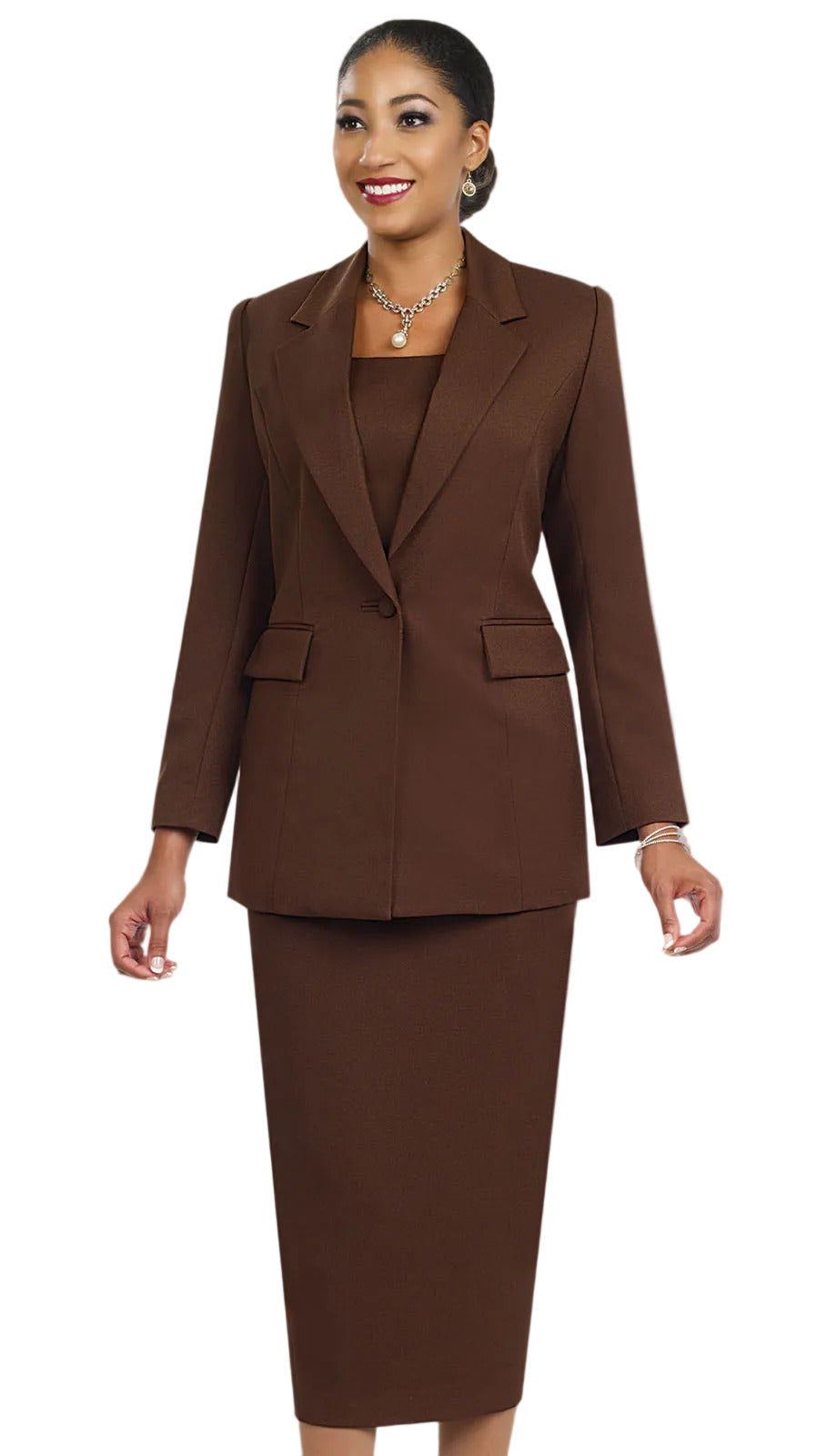 Ben Marc 2295-CHOC-QS Church Suit