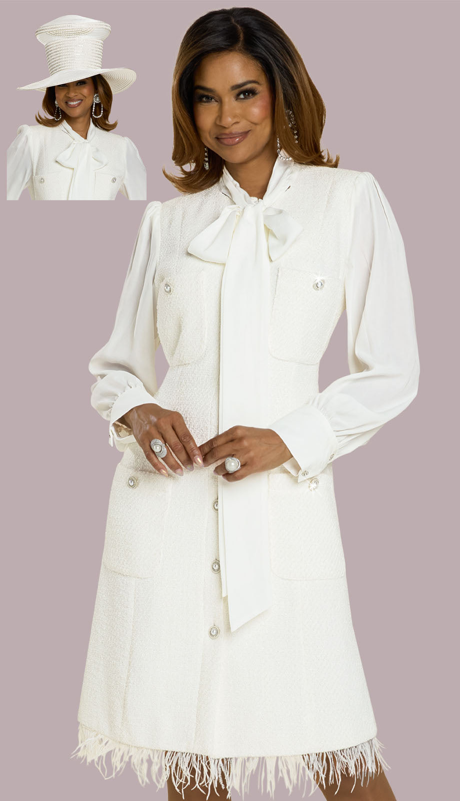 Donna Vinci 12216 Church Dress