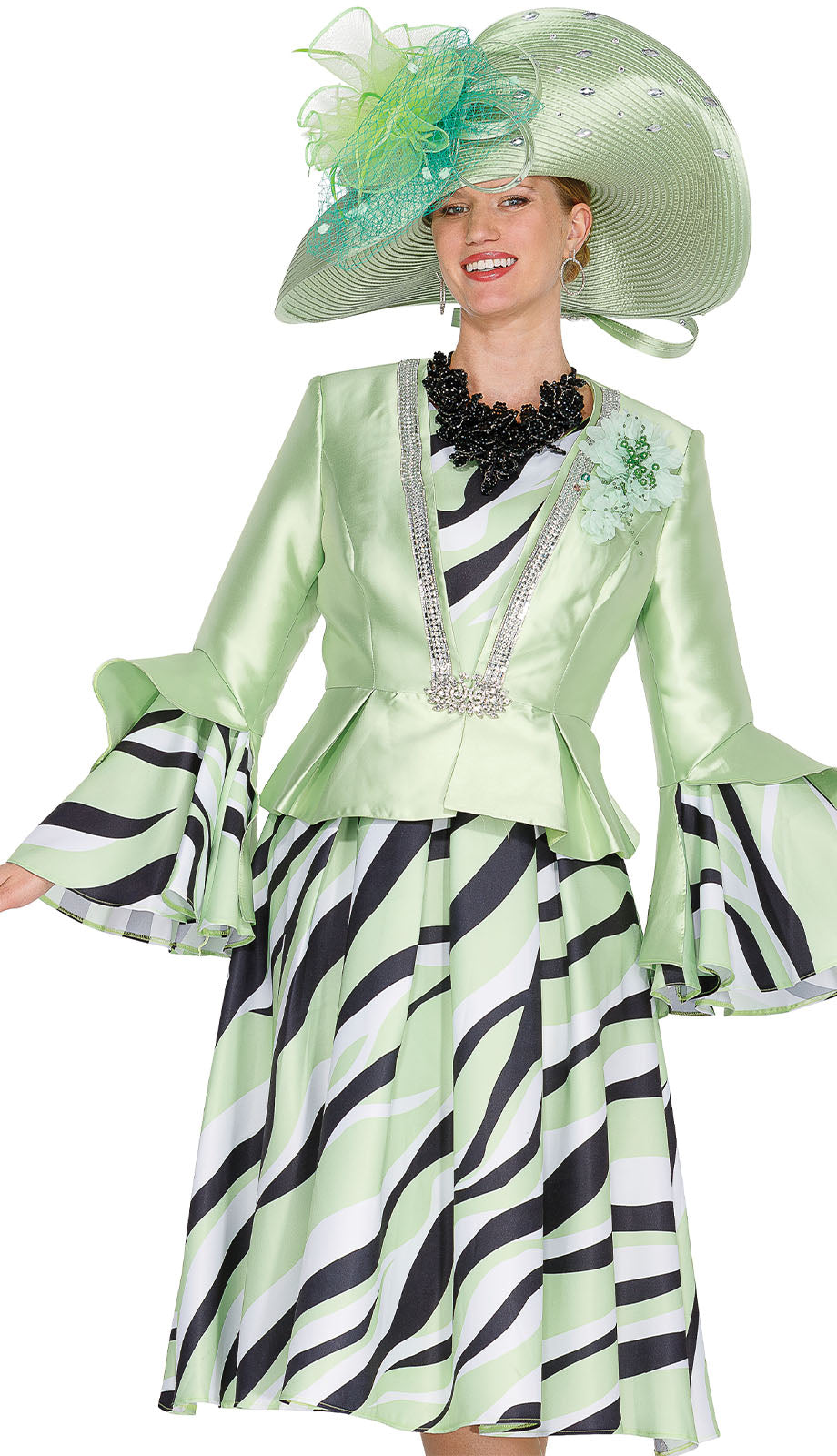 Aussie Austine 6023-LTG Church Suit for Ladies
